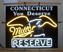 Miller Reserve Beer Neon Sign