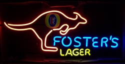 Fosters Lager Kangaroo Neon Sign [object object] My Beer Sign Collection &#8211; Not for sale but can be bought&#8230; fosterslagerkangaroo