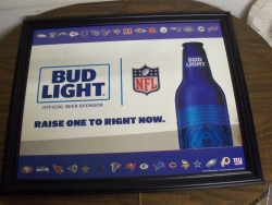 Bud Light Beer NFL Mirror