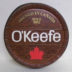OKeefe Beer Barrel Sign