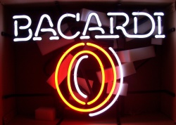Bacardi Orange Rum Neon Sign