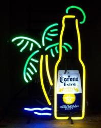 Corona Extra Neon Sign Panel corona beer neon sign tube Corona Beer Neon Sign Tube coronabottlepalmmini2000