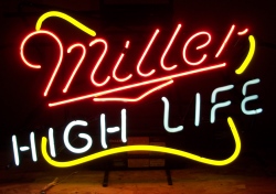 Miller High Life Beer Neon Sign