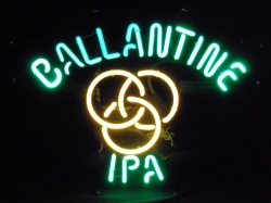 ballantine ipa neon sign