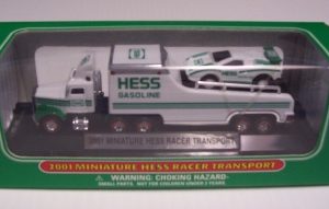 2001 Hess Miniature Racer Transport