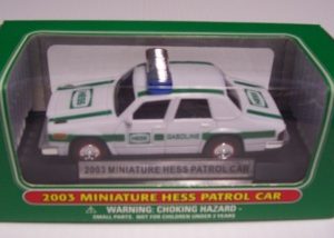 2003 Hess Miniature Patrol Car