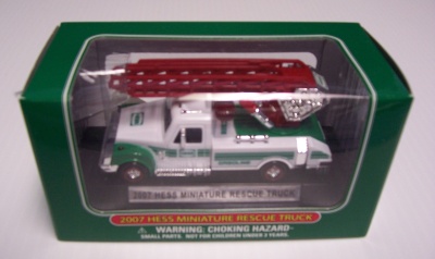 2007 Hess Miniature Rescue Truck
