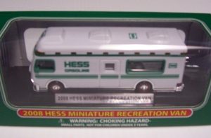 2008 Hess Miniature Recreation Van
