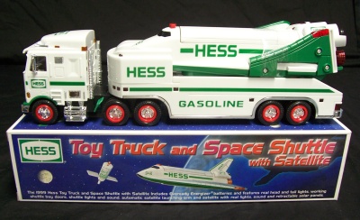 hess truck and space shuttle