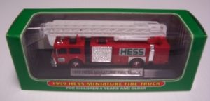 1999 Hess Miniature Fire Truck 1999 hess miniature fire truck 1999 Hess Miniature Fire Truck 99hessmini 300x144