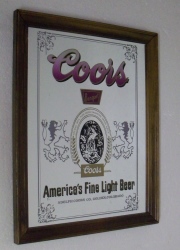 coors beer mirror