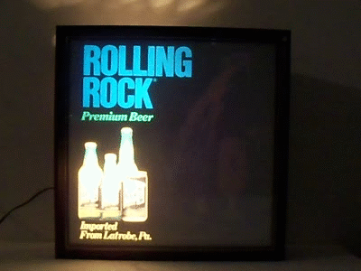 Rolling Rock Beer Motion Light