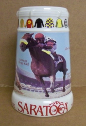 Saratoga Horse Racing Stein