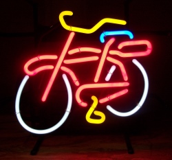 Fat Tire Neon Sign [object object] My Beer Sign Collection &#8211; Not for sale but can be bought&#8230; fattiremini 1