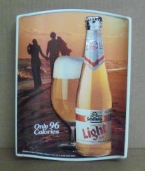 schmidts light beer sign