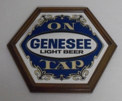 genesee light beer mirror