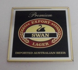 swan lager beer mirror