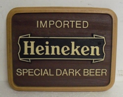 heineken dark beer sign