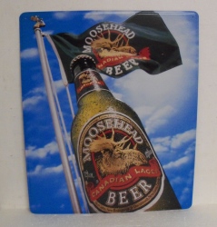 moosehead beer tin sign