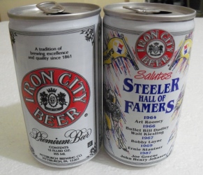 Iron City Beer NFL Pittsburgh Steelers Can
