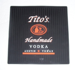 titos handmade vodka bar mat