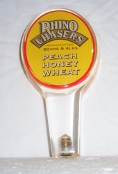 rhino chasers beer tap handle