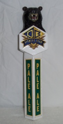 diamond bear pale ale tap handle