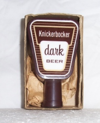 knickerbocker dark beer tap handle