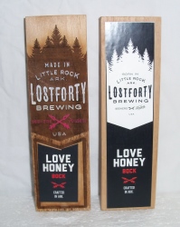 lost forty love honey bock tap handle