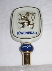 lowenbrau special beer tap handle