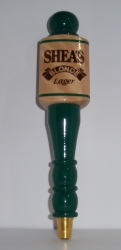 michael sheas blonde lager tap handle