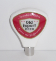 old export beer tap handle