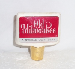 old milwaukee beer tap handle