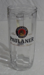 paulaner beer glass mug
