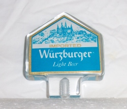 wurzburger light beer tap handle