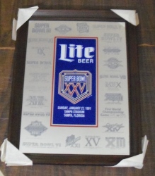 Lite Beer NFL Super Bowl Mirror