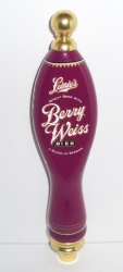 leinies berry weiss beer tap handle