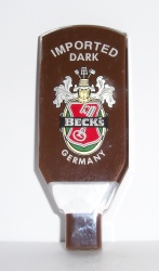 becks dark beer tap handle