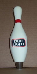 bud light beer bowling tap handle
