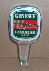 genesee 12 horse ale tap handle