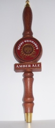 henry weinhards amber ale tap handle