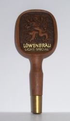 lowenbrau light beer tap handle