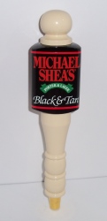 michael sheas black tan tap handle