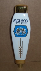 molson golden beer tap handle