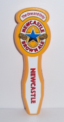 newcastle brown ale tap handle