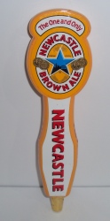 newcastle brown ale tap handle