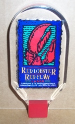 red lobster lager tap handle