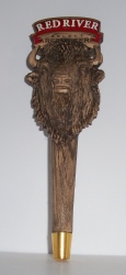 red river valley bison tap handle