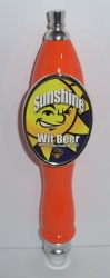 sunshine wit beer tap handle