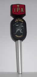 the just beer project ipa tap handle